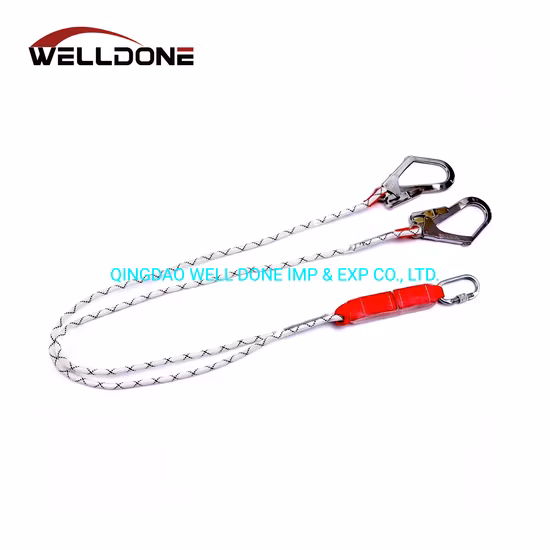 O poliéster resistente a choques da proteção contra quedas escolhe/correia dobro En355 da segurança do absorvedor de energia